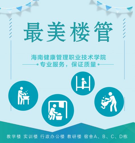 海南健康管理职业技术学院最美楼管